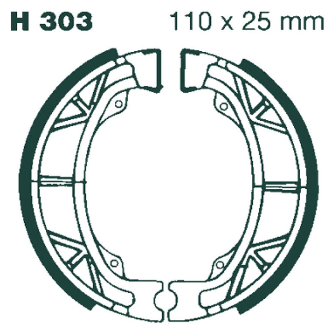 Bromsbackar Fram EBC EBC BRAKE SHOE