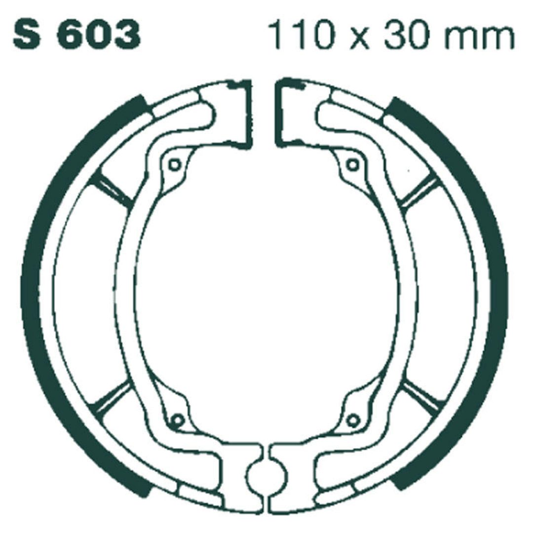 Bromsbackar Fram EBC EBC BRAKE SHOE