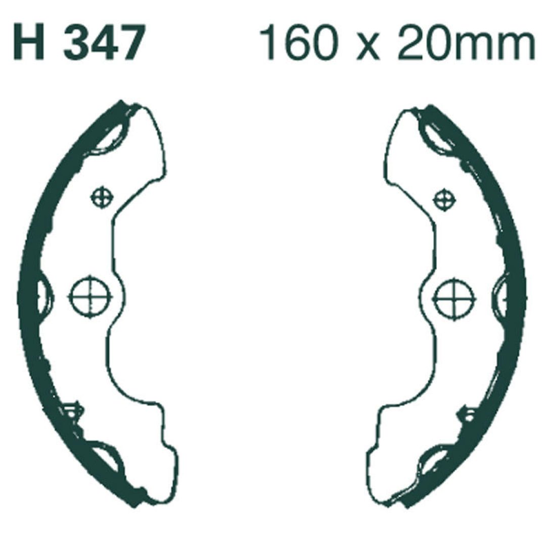 Bromsbackar Fram EBC EBC BRAKE SHOE
