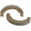 Bromsbackar Organiska DRAG SPECIALTIES 74 BRAKE SHOES 36-57 – miniatyr 1