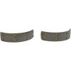 Bromsbackar Organiska DRAG SPECIALTIES REAR BRAKE SHOES FL 63-72 – miniatyr 2