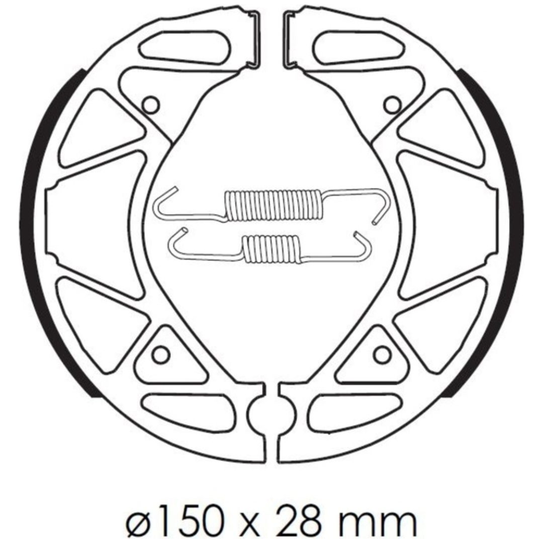 Bromsbackar Organiska TECNIUM