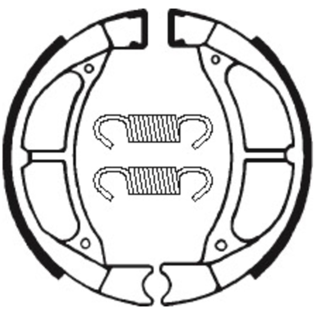 Bromsbackar Scooter Organiska TECNIUM