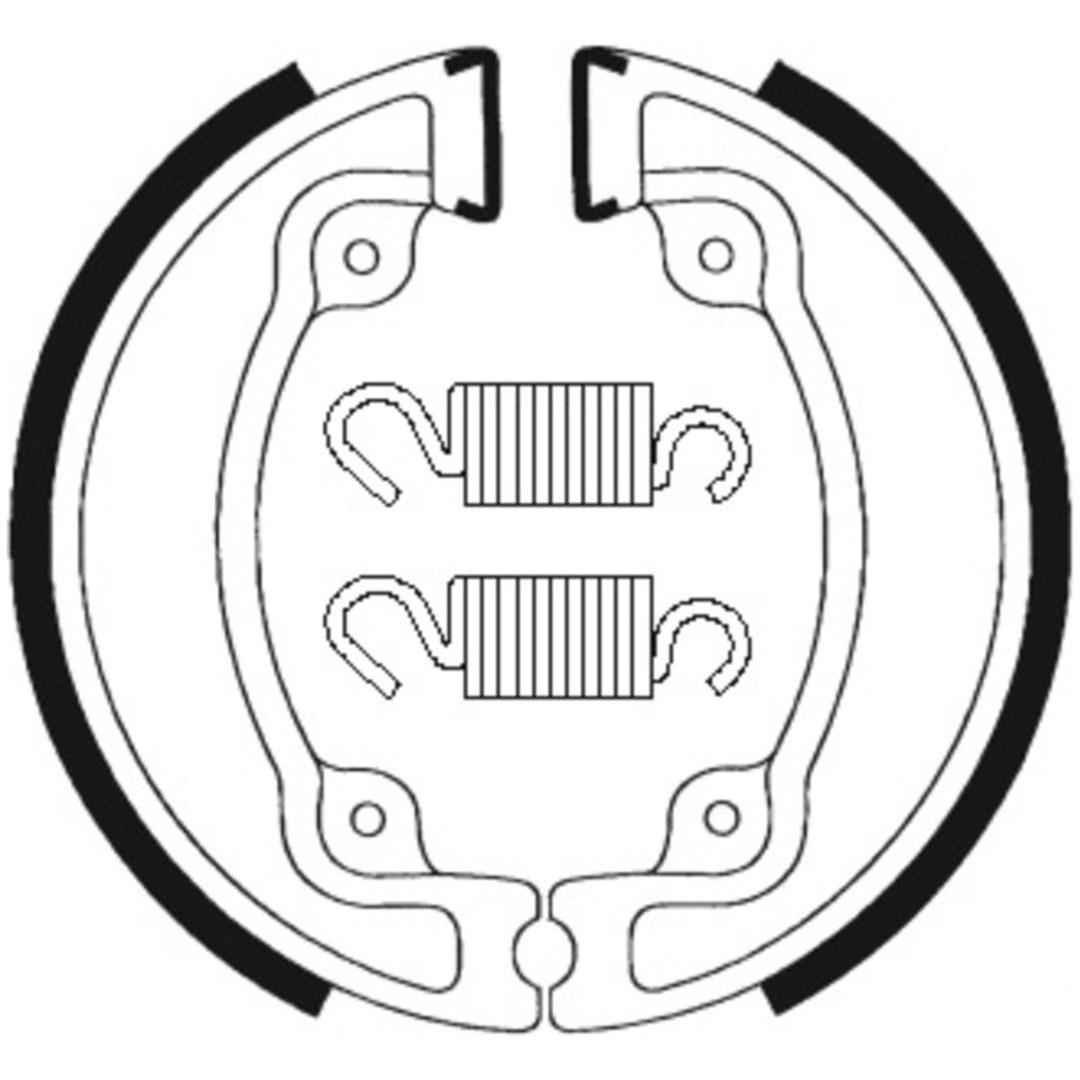 Bromsbackar Scooter Organiska TECNIUM