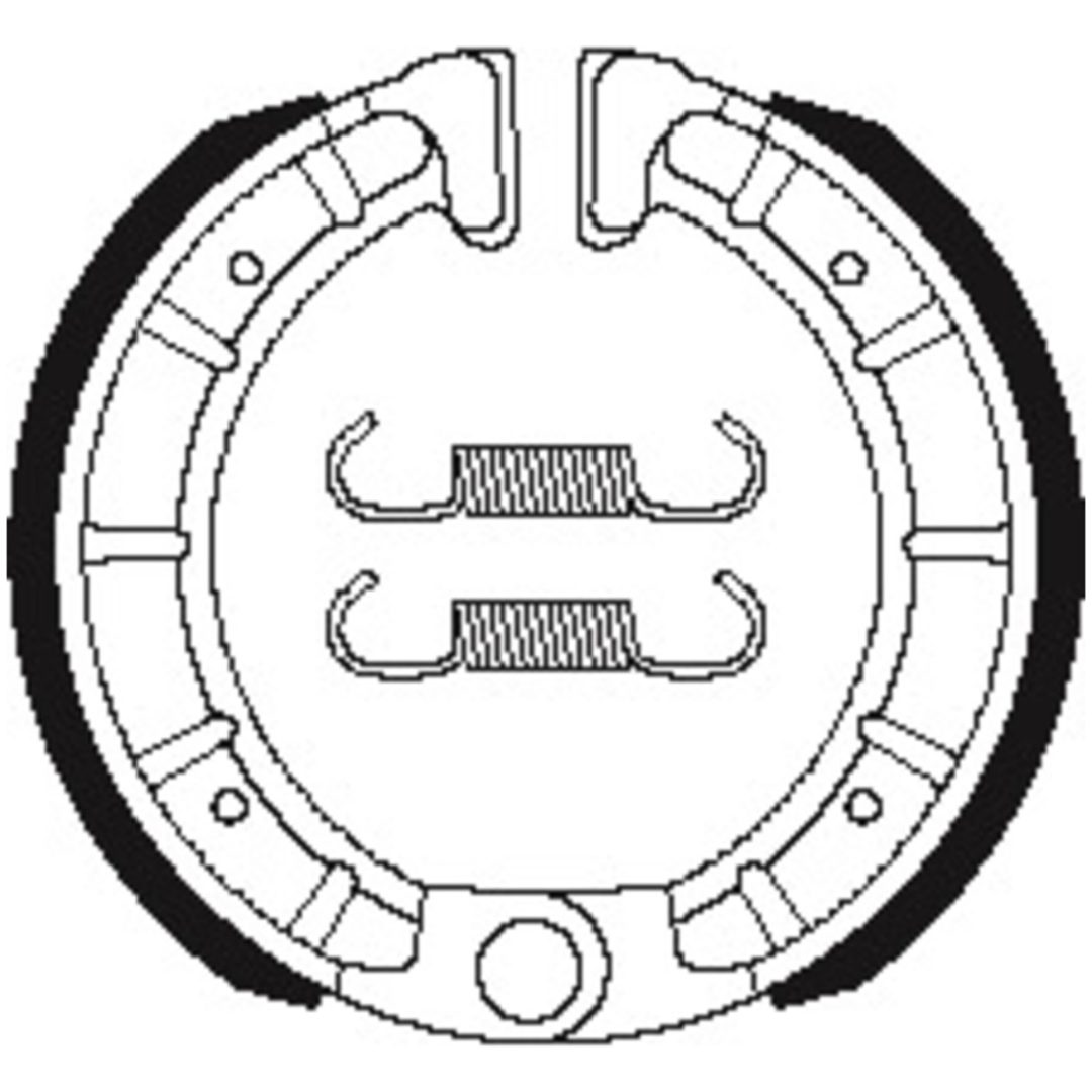 Bromsbackar Scooter Organiska TECNIUM