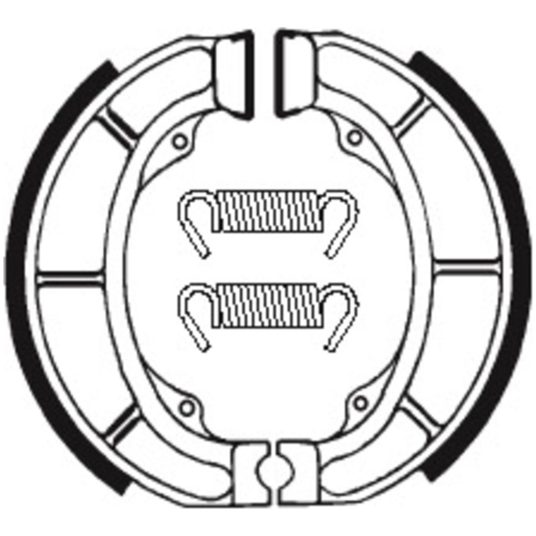 Bromsbackar Scooter/Street/ATV Organiska TECNIUM