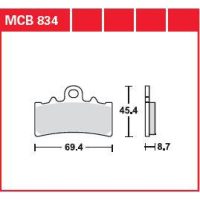 Bromsbelägg Allround Standard TRW