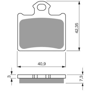 Bromsbelägg BAK Ceramic Carbon GOLDFREN
