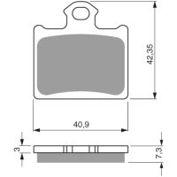 Bromsbelägg BAK Ceramic Carbon GOLDFREN