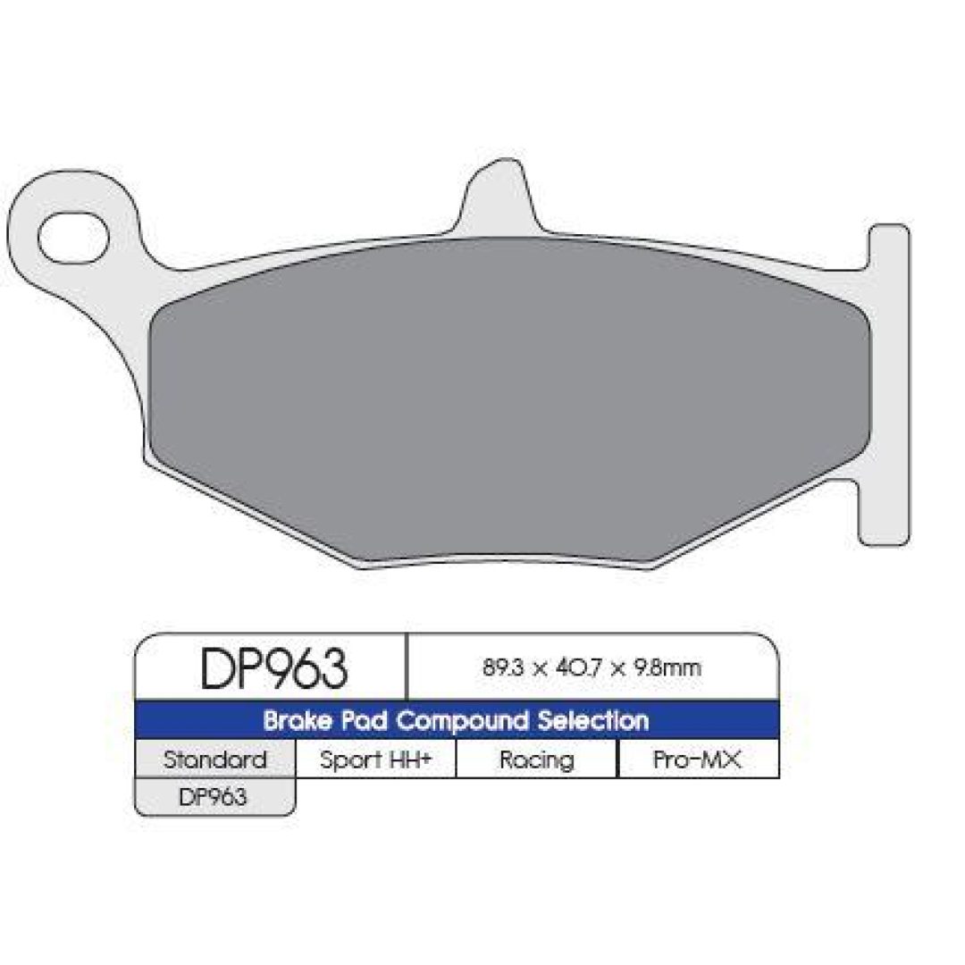 Bromsbelägg BAK DP-Brakes Bakbelägg
