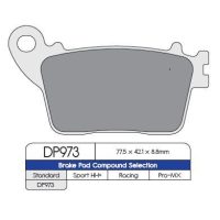 Bromsbelägg BAK DP-Brakes