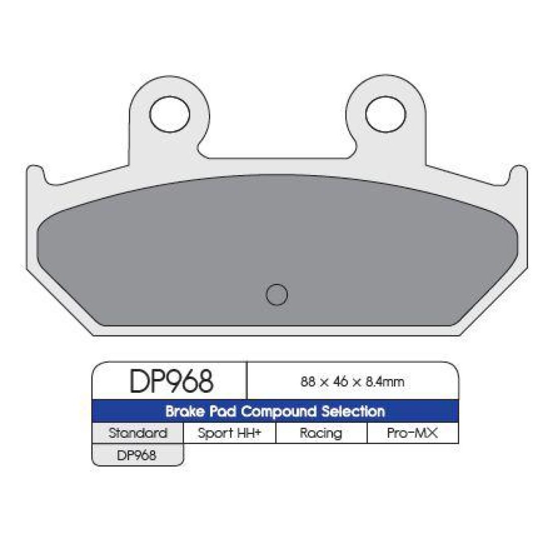 Bromsbelägg BAK DP-Brakes Bakbelägg