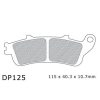 Bromsbelägg BAK DP-Brakes Bakbelägg – miniatyr 1
