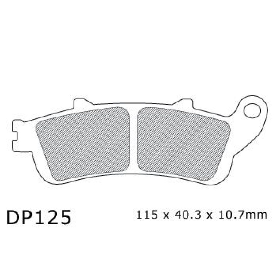 Bromsbelägg BAK DP-Brakes Bakbelägg