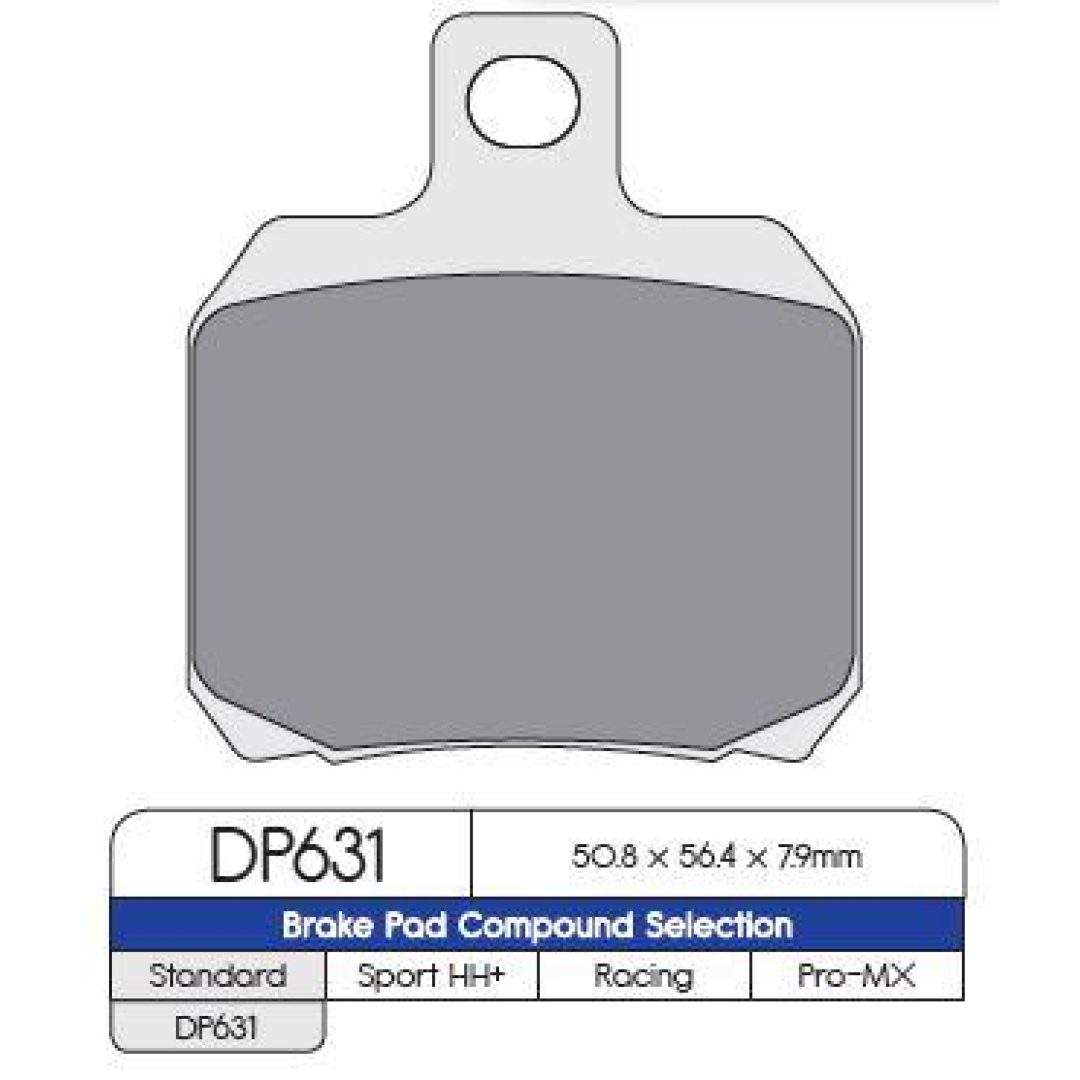 Bromsbelägg BAK DP-Brakes Bakbelägg