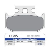 Bromsbelägg BAK DP-Brakes