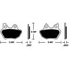 Bromsbelägg BAK DP-Brakes BRAKE PAD H-D 44082-00A – miniatyr 2