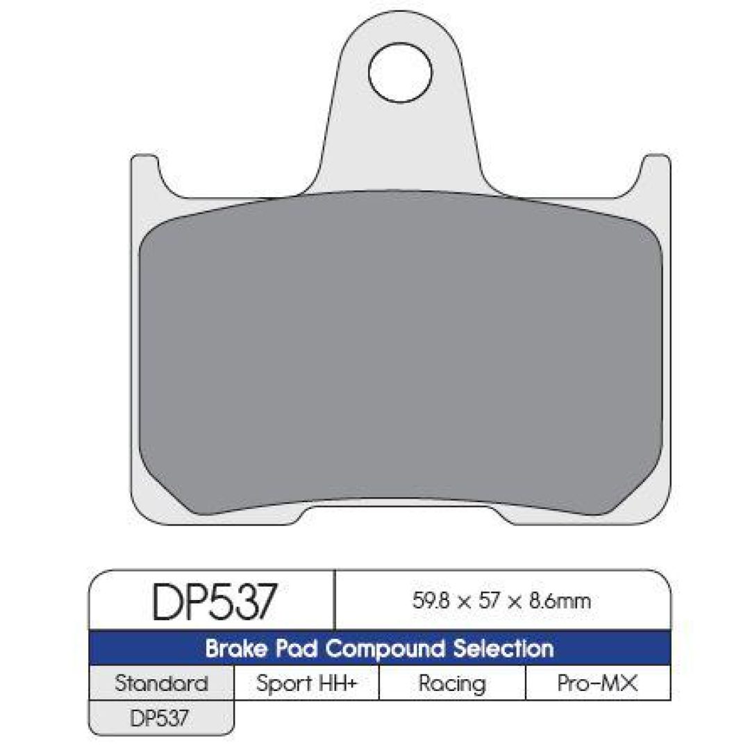 Bromsbelägg BAK DP-Brakes BRAKE PAD SINTRD HD XL
