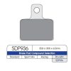 Bromsbelägg BAK DP-Brakes BRAKE PAD SINTRD SDP936MX – miniatyr 1