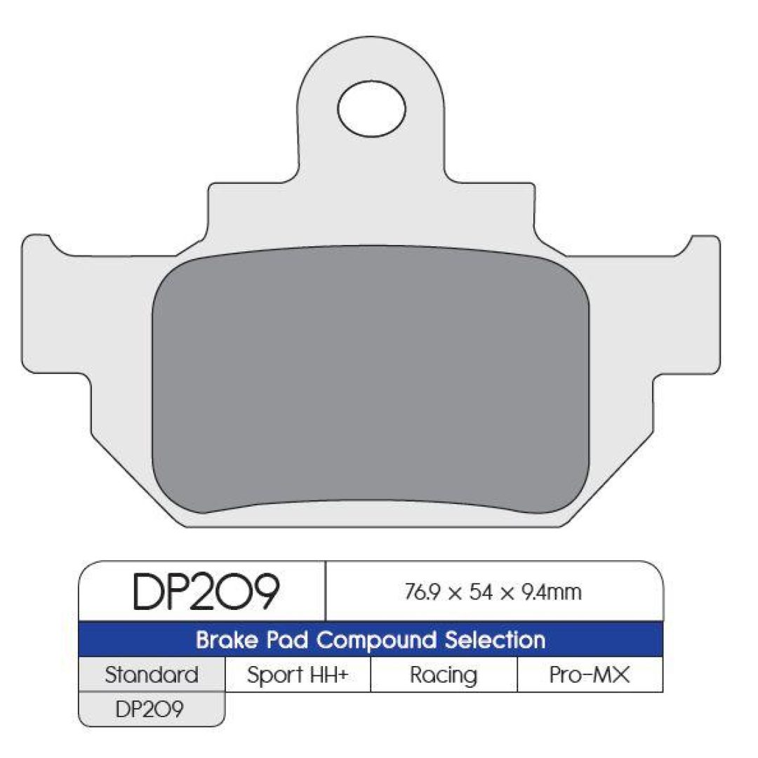 Bromsbelägg BAK DP-Brakes BRAKE PAD SUZ