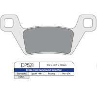 Bromsbelägg BAK DP-Brakes