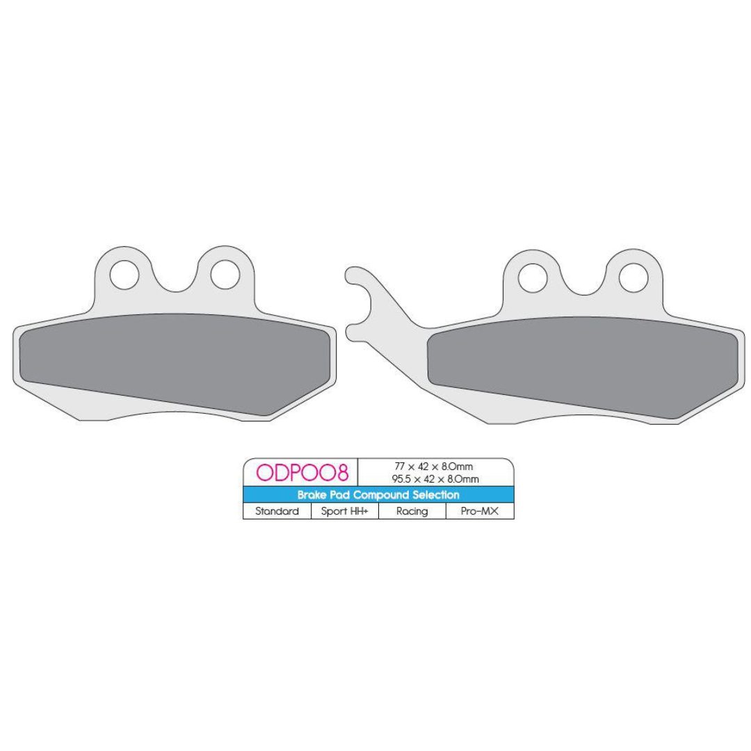Bromsbelägg BAK DP-Brakes Bromsbelägg Fram Ceramic Original