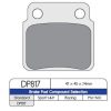 Bromsbelägg BAK DP-Brakes PAD ATV SUZ REAR – miniatyr 1