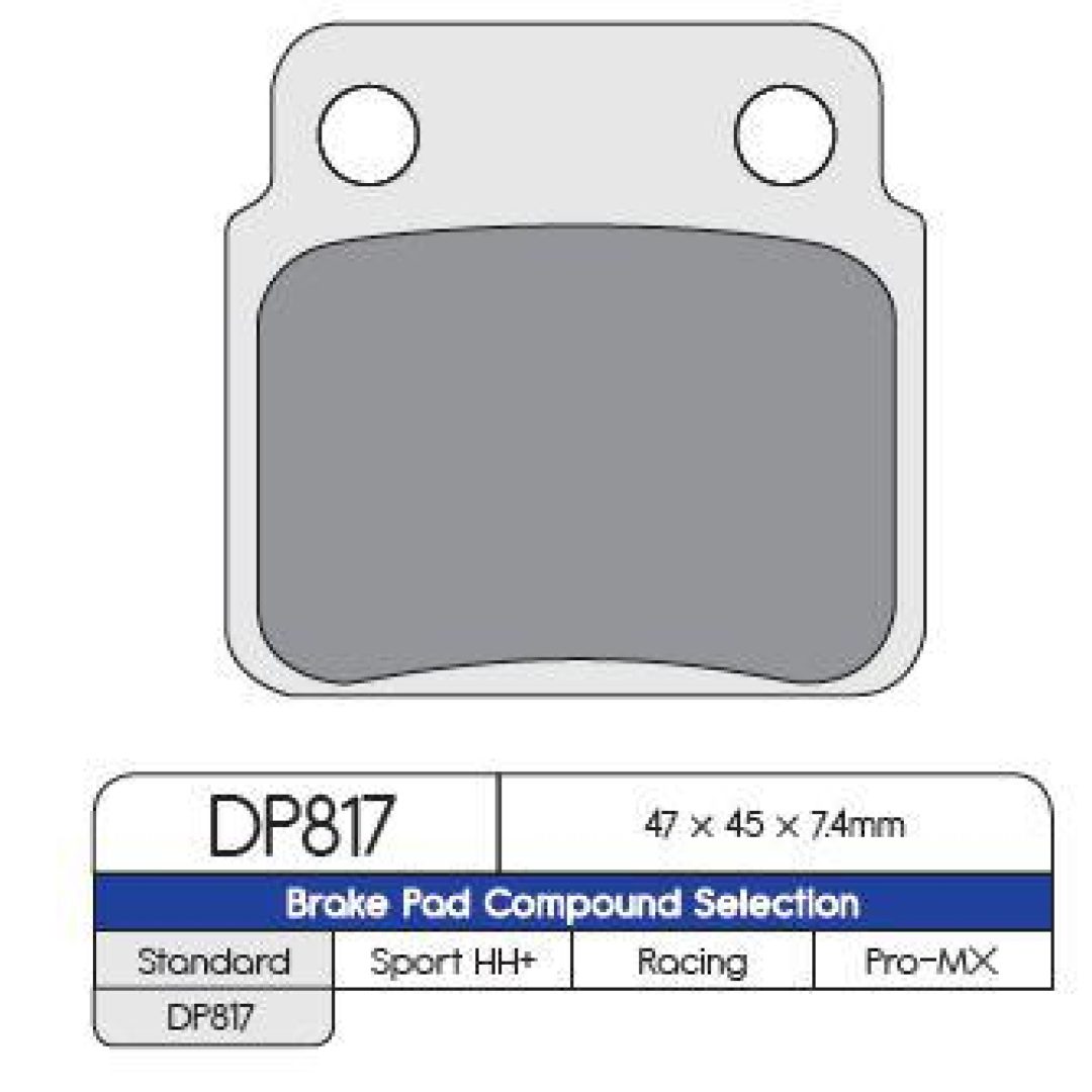 Bromsbelägg BAK DP-Brakes PAD ATV SUZ REAR
