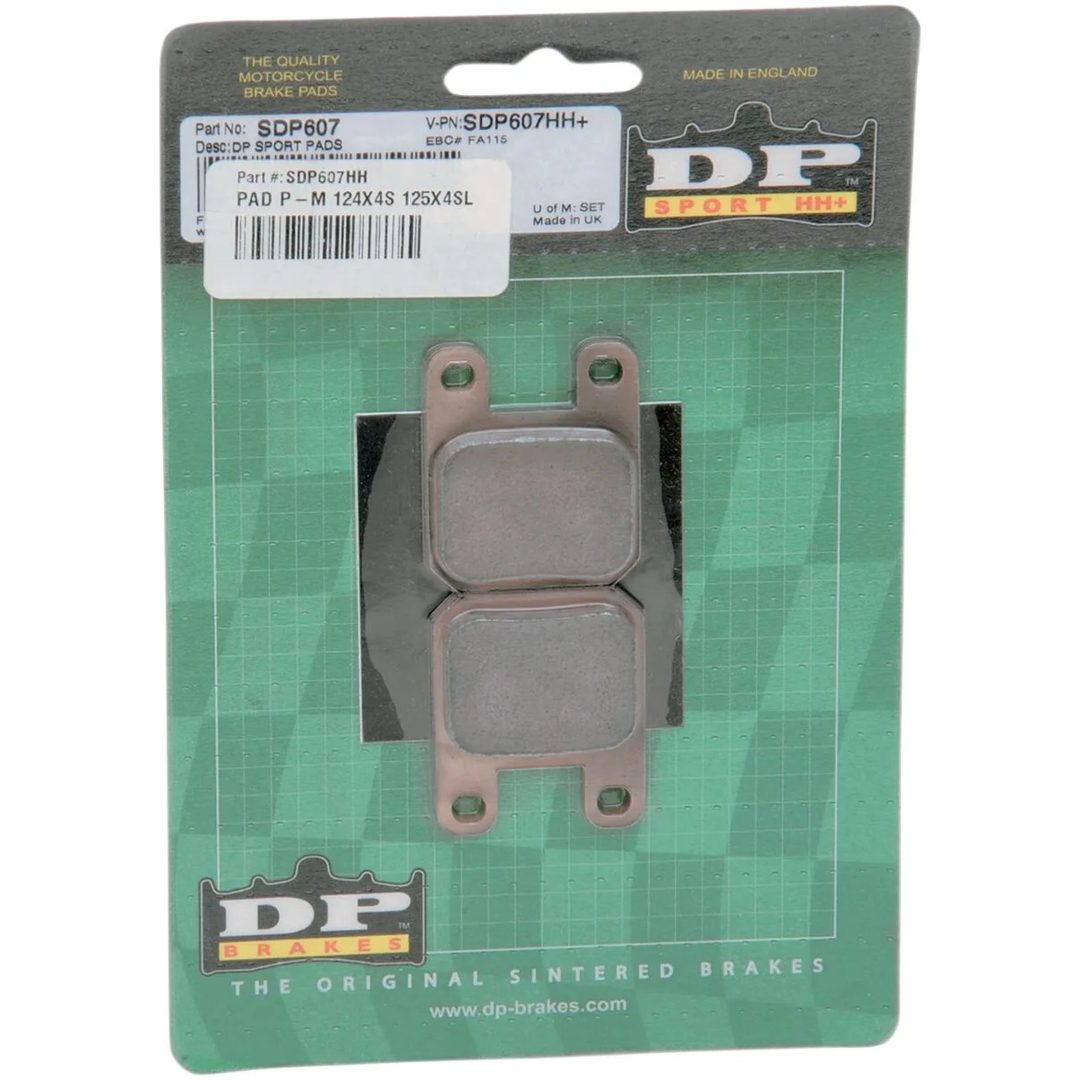 Bromsbelägg BAK DP-Brakes PAD P-M 124X4S 125X4SL – bild 2