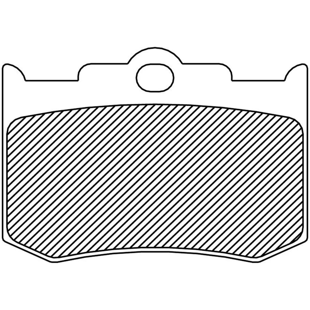 Bromsbelägg BAK DRAG BRAKE PAD-DRAG ORGANIC – bild 2