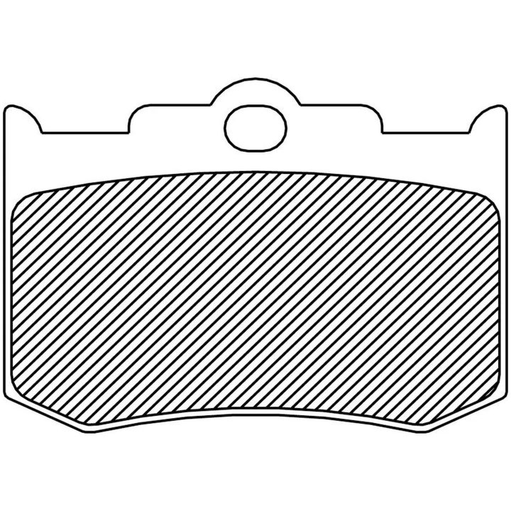 Bromsbelägg BAK DRAG BRAKE PAD-DRAG ORGANIC – bild 2