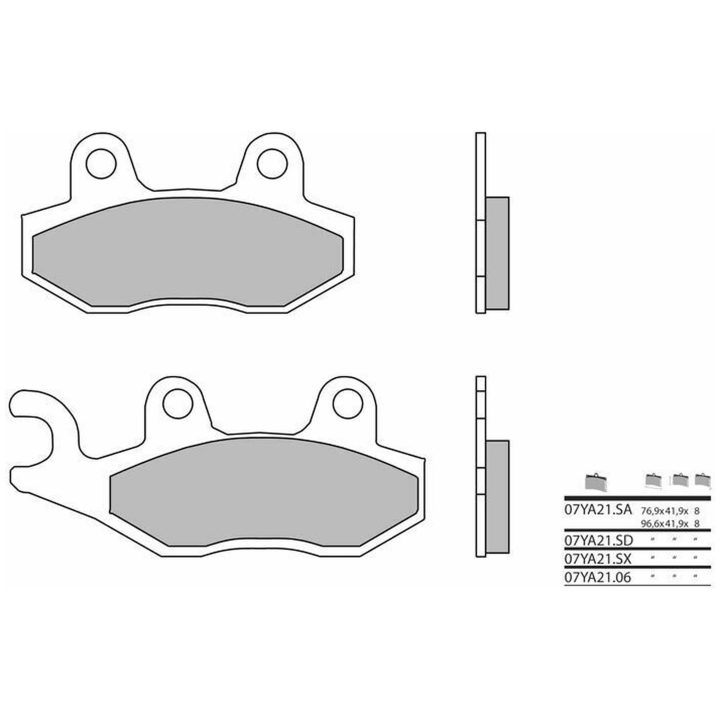 Bromsbelägg BAK Kolkeramik Brembo – bild 2