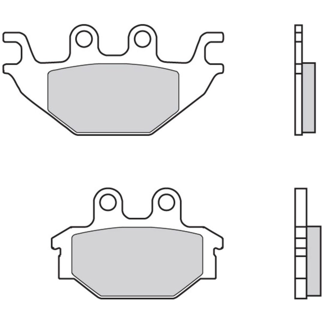 Bromsbelägg BAK Kolkeramik Brembo – bild 3