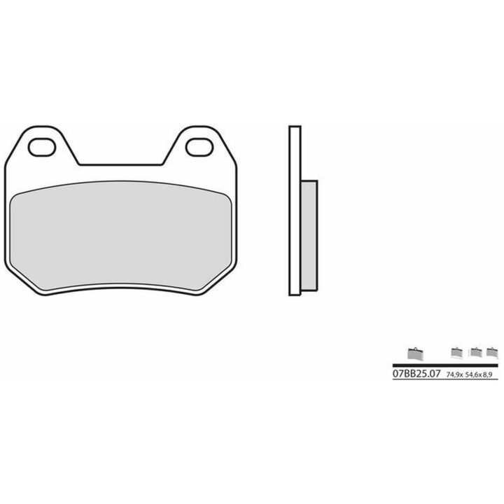 Bromsbelägg BAK Kolkeramik Brembo – bild 2