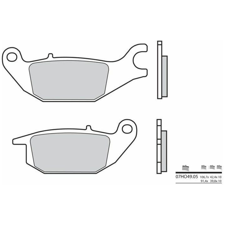 Bromsbelägg BAK Kolkeramik Brembo – bild 2