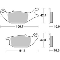 Bromsbelägg BAK Kolkeramik Brembo