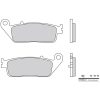 Bromsbelägg BAK Kolkeramik Brembo – miniatyr 2