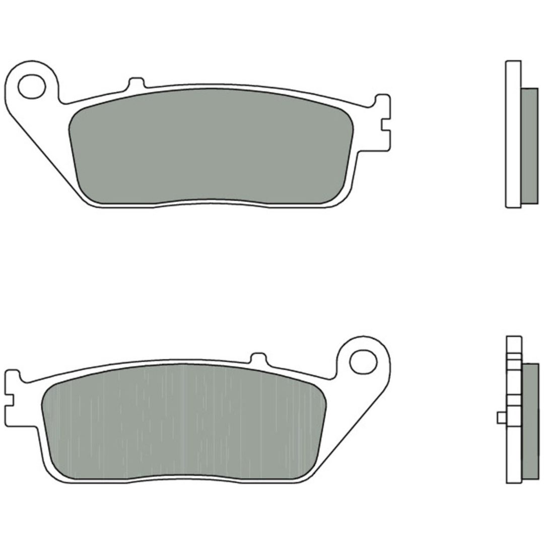 Bromsbelägg BAK Kolkeramik Brembo – bild 3