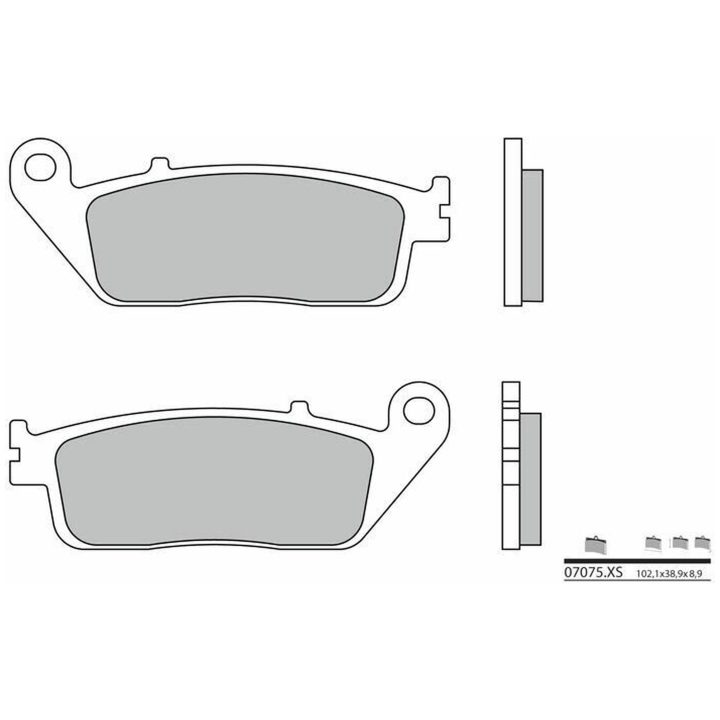 Bromsbelägg BAK Kolkeramik Brembo – bild 2