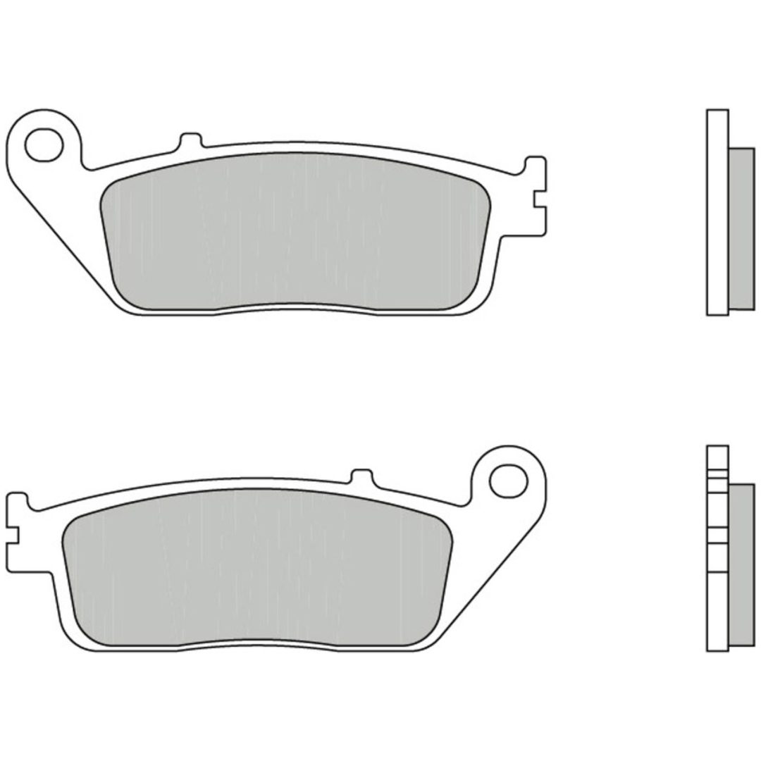 Bromsbelägg BAK Kolkeramik Brembo – bild 3