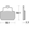 Bromsbelägg BAK Kolkeramik Brembo – miniatyr 1