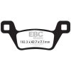 Bromsbelägg BAK Long Life R Metall Sinter EBC BRAKE PAD SINTER ATV/MX – miniatyr 1