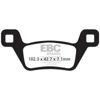Bromsbelägg BAK Long Life R Metall Sinter EBC