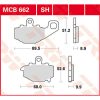 Bromsbelägg BAK SH Sinter TRW SH Sinter – miniatyr 1