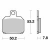 Bromsbelägg BAK SI SBS – miniatyr 2