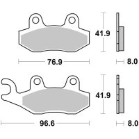 Bromsbelägg BAK Sinter Brembo