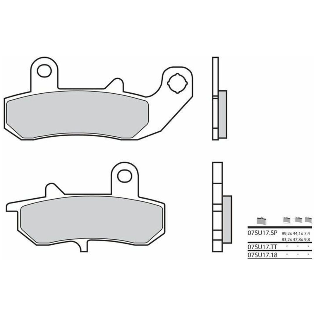 Bromsbelägg BAK Sinter Brembo – bild 2
