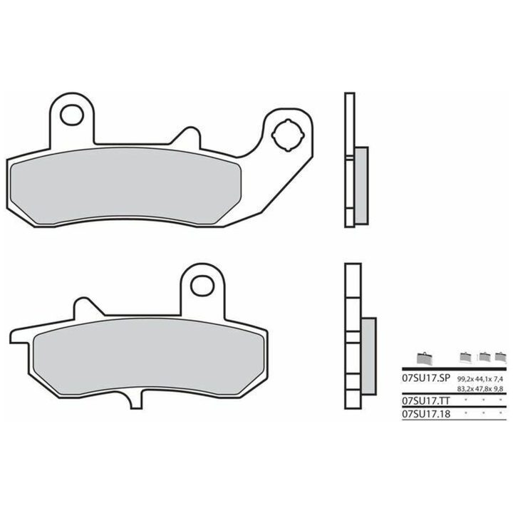 Bromsbelägg BAK Sinter Brembo – bild 2