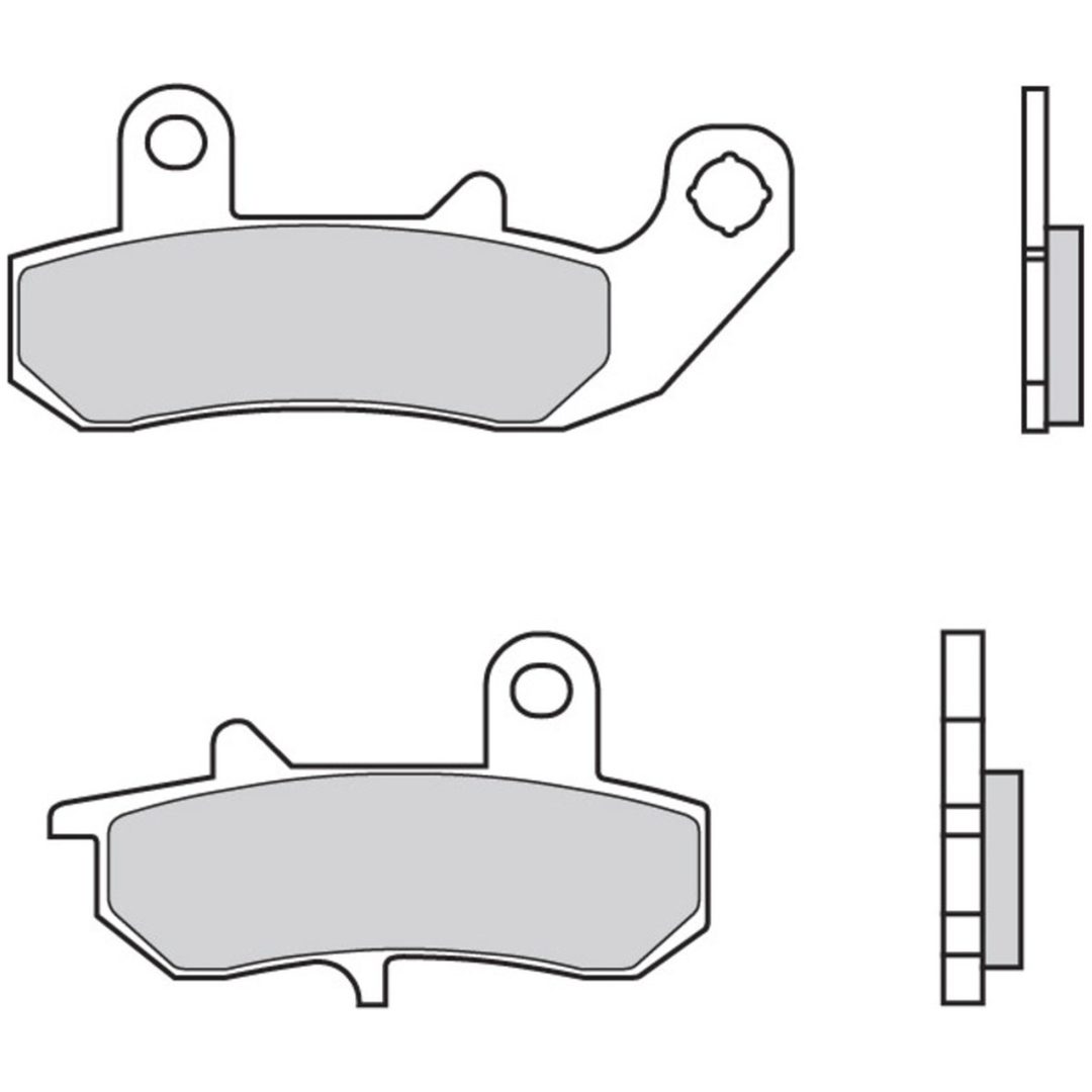 Bromsbelägg BAK Sinter Brembo – bild 3