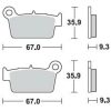 Bromsbelägg BAK Sintered BRAKING – miniatyr 2